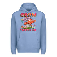 Colony Blue grow your own way Premium Hoodie - JahusDesignShop