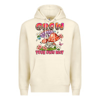 Sandshell grow your own way Premium Hoodie - JahusDesignShop