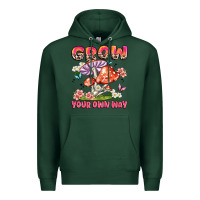 Sports Green grow your own way Premium Hoodie - JahusDesignShop