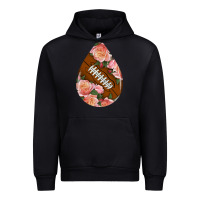 Foreset Green american football and western roses teardrop Urban Hoodie - BundleAndBundleShop