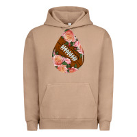 Pigment Burro american football and western roses teardrop Urban Hoodie - BundleAndBundleShop