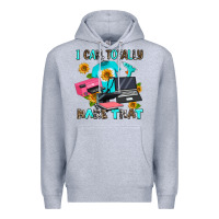Heather Grey i can totally make that Premium Hoodie - AdoDesignShop