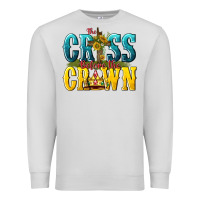 Dove Grey the cross before the crown Premium Sweatshirt - texasbilliewilder