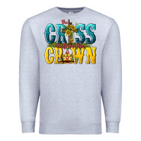 Heather Grey the cross before the crown Premium Sweatshirt - texasbilliewilder