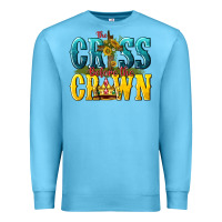Ocean Blue the cross before the crown Premium Sweatshirt - texasbilliewilder