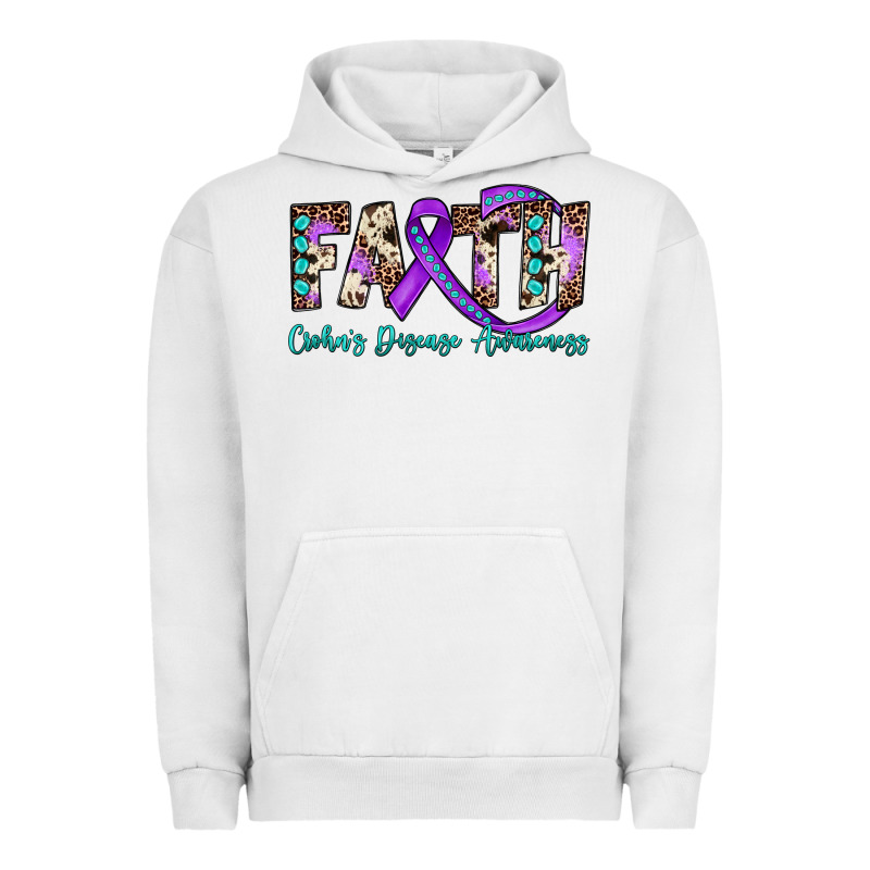 Faith Crohn's Disease Awareness Urban Hoodie by JahusDesignShop | Teevron