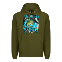 Army Green i d rather be fishing Premium Hoodie - AdoDesignShop