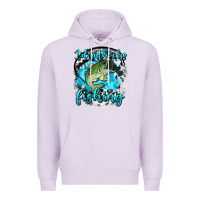 Lilac i d rather be fishing Premium Hoodie - AdoDesignShop