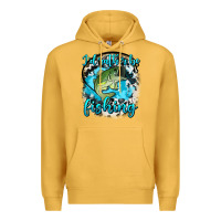 Mustard i d rather be fishing Premium Hoodie - AdoDesignShop