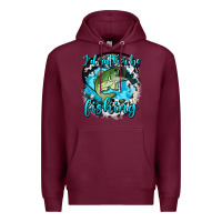 Burgundy i d rather be fishing Premium Hoodie - AdoDesignShop