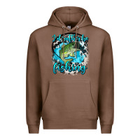 Chestnut i d rather be fishing Premium Hoodie - AdoDesignShop