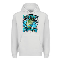 Dove Grey i d rather be fishing Premium Hoodie - AdoDesignShop