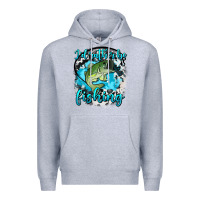 Heather Grey i d rather be fishing Premium Hoodie - AdoDesignShop