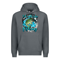 Rock i d rather be fishing Premium Hoodie - AdoDesignShop