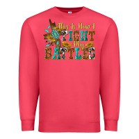 Cardinal this is how i fight my battles Premium Sweatshirt - texasbilliewilder