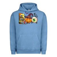 Pigment Pebble Blue boo Urban Hoodie - AdoDesignShop