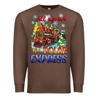 Chestnut all aboard the polar express Premium Sweatshirt - Zillion Design Studio