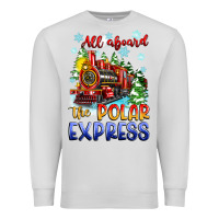 Dove Grey all aboard the polar express Premium Sweatshirt - Zillion Design Studio