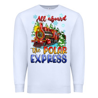 White all aboard the polar express Premium Sweatshirt - Zillion Design Studio
