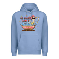 Colony Blue do i look like i give a duck Premium Hoodie - JahusDesignShop