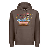 Coffee do i look like i give a duck Premium Hoodie - JahusDesignShop