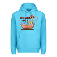 Ocean Blue do i look like i give a duck Premium Hoodie - JahusDesignShop