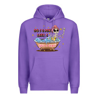 Purple do i look like i give a duck Premium Hoodie - JahusDesignShop