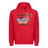 Red do i look like i give a duck Premium Hoodie - JahusDesignShop