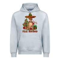 Heather Grey Chihuahua feliz navidad Urban Hoodie - JahusDesignShop