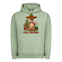 Pigment Oil Green Chihuahua feliz navidad Urban Hoodie - JahusDesignShop