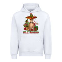 White Chihuahua feliz navidad Urban Hoodie - JahusDesignShop