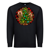 Black Christmas Tree Premium Sweatshirt - RanaPortraitStore