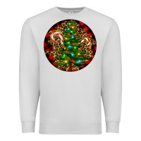 Dove Grey Christmas Tree Premium Sweatshirt - RanaPortraitStore