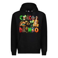 Black cinco de mayo Premium Hoodie - AdoDesignShop