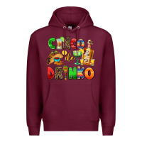 Burgundy cinco de mayo Premium Hoodie - AdoDesignShop