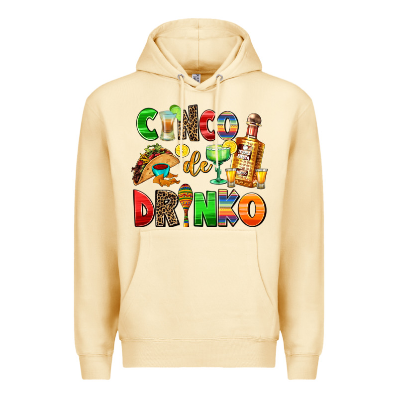 Cinco De Mayo Premium Hoodie by AdoDesignShop | Teevron