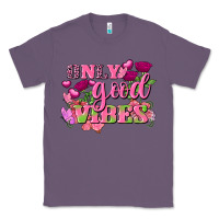 Lavender Valentine's Day Only Good Vibes Classic Tee - FaDigitalArtStudio