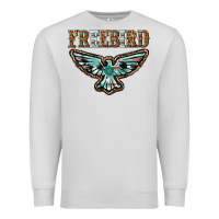 Dove Grey thunderbird freebird Premium Sweatshirt - texasbilliewilder