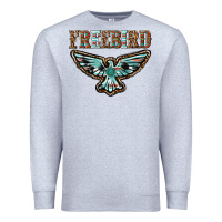 Heather Grey thunderbird freebird Premium Sweatshirt - texasbilliewilder
