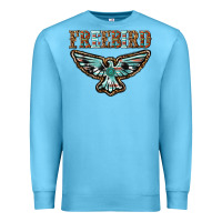 Ocean Blue thunderbird freebird Premium Sweatshirt - texasbilliewilder