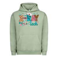 Pigment Oil Green x ray tech Urban Hoodie - BundleAndBundleShop
