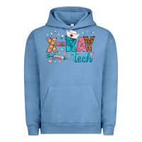 Pigment Pebble Blue x ray tech Urban Hoodie - BundleAndBundleShop