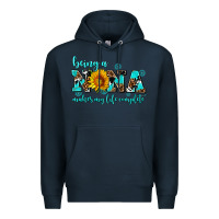 Navy being a nana makes my life complete Premium Hoodie - AdoDesignShop