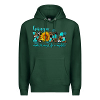 Sports Green being a nana makes my life complete Premium Hoodie - AdoDesignShop