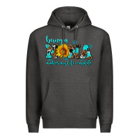 Charcoal Heather being a nana makes my life complete Premium Hoodie - AdoDesignShop