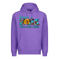 Purple being a nana makes my life complete Premium Hoodie - AdoDesignShop