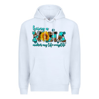 White being a nana makes my life complete Premium Hoodie - AdoDesignShop
