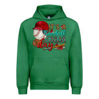 Emerald it's a baseball kinda day Urban Hoodie - BundleAndBundleShop
