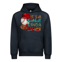 Navy it's a baseball kinda day Urban Hoodie - BundleAndBundleShop