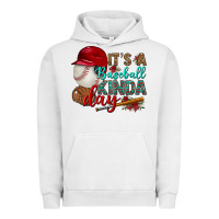 Pigment Lunar Rock it's a baseball kinda day Urban Hoodie - BundleAndBundleShop